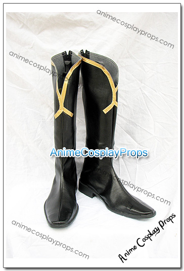 Code Geass Black Cosplay Shoes 01