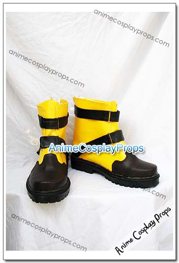 Final Fantasy Yellow Cosplay Shoes 01