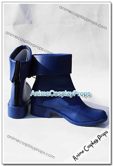 Magical Girl Lyrical Nanoha Blue Cosplay Shoes 01