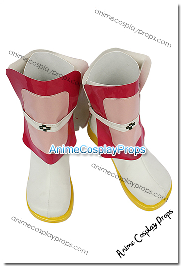 Magical Girl Lyrical Nanoha Red Cosplay Shoes 01