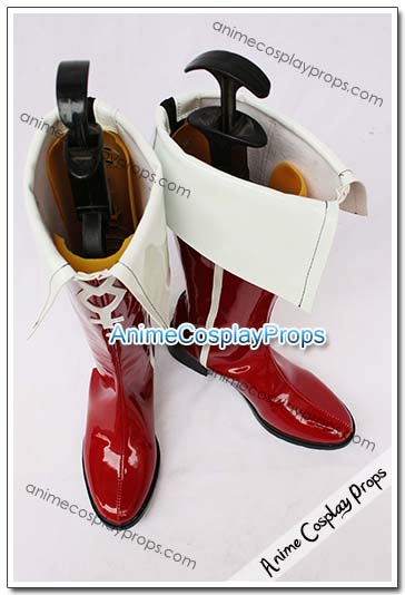 Puella Magi Madoka Magica Kyoko Sakura Cosplay Shoes 01