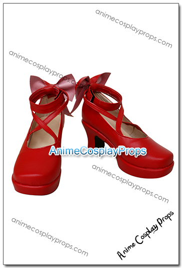 Puella Magi Madoka Magica Madoka Kaname Cosplay Shoes 01