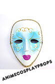 Masquerade Blue Venice Mask 01