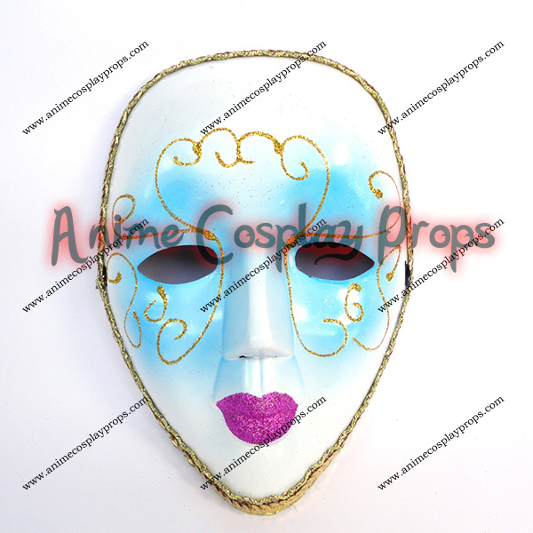 Masquerade Blue Venice Mask 01