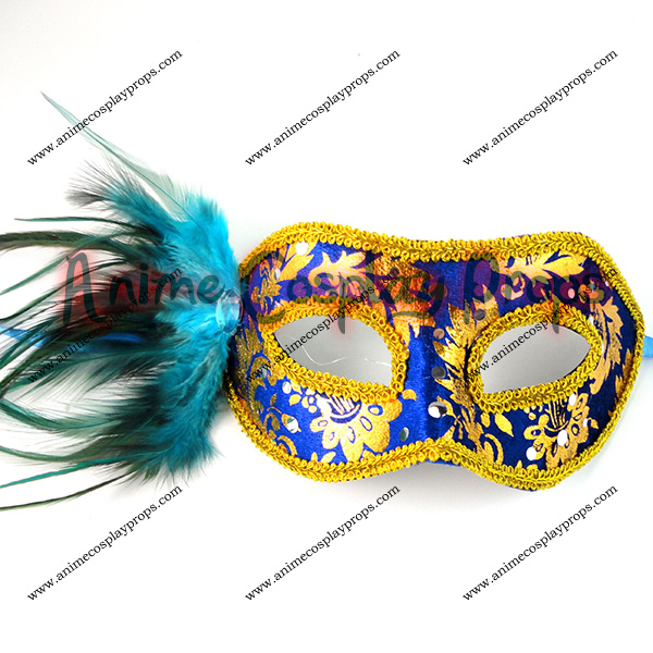 Masquerade Carnival Princess Feather Venice Mask 01