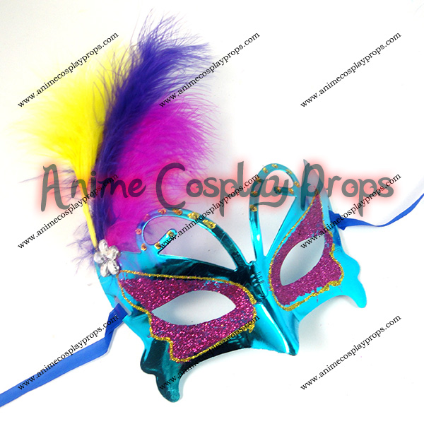 Masquerade Carnival Princess Green Mask 01