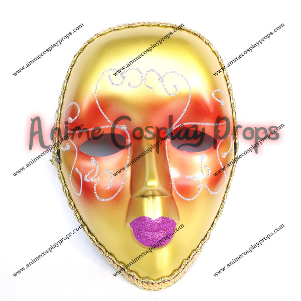 Masquerade Gold Venice Mask 01
