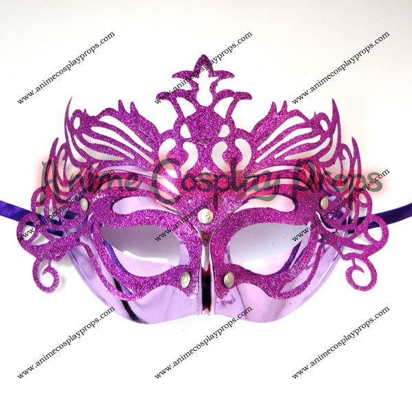 Masquerade Pink Venice Mask 01