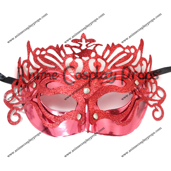 Masquerade Red Venice Mask 01