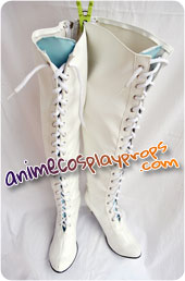 Touhou Project Cosplay Shoes White Long Boots