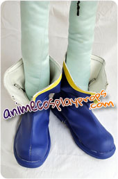 Puella Magi Madoka Magica Cosplay Boots Miki Sayaka Dark Blue Shoes