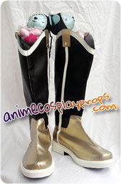 Puella Magi Madoka Magica Cosplay Shoes Tomoe Mami Gold Boots
