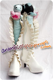 Rumble Roses Cosplay Shoes Super Star Heel Boots Teacher Dress Up