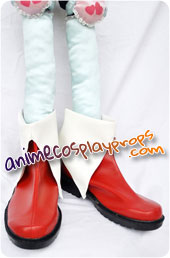 Puella Magi Madoka Magica Cosplay Boots Kyoko Sakura Shoes