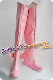 Puella Magi Madoka Magica Cosplay Shoes Madoka Kaname Boots Full dress