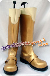 Macross Frontier Cosplay Boots Ranka Lee Golden Brown Shoes