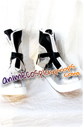 Kingdom Hearts II Boots Cosplay Sora Silver Shoes